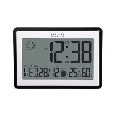 Explore Scientific RDC8002 stazione meteorologica digitale Nero, Bianco LCD Batteria