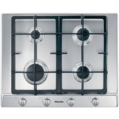 Miele KM 2011 G piano cottura Acciaio inossidabile Da incasso Gas 4 Fornello(i)