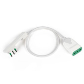 FANTON 92012 prolunghe e multiple 1 m 1 presa(e) AC Interno Bianco