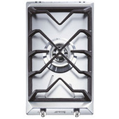 Smeg SRV531GH5 piano cottura Acciaio inossidabile Da incasso 30 cm Gas 1 Fornello(i)