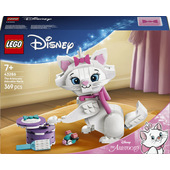 LEGO Disney | 43286 Adorabile Minou de Gli Aristogatti, Gatto Giocattolo con Accessori, Decorazione Camera da Letto, Regalo 7+