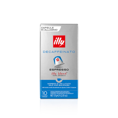 Illy 10 caffè in Capsule compatibili Nespresso® Tostato DECAFFEINATO