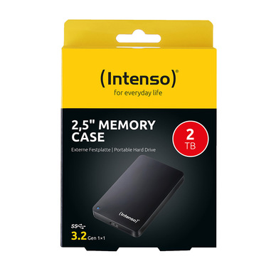 Intenso 2TB 2.5" Memory Case USB 3.0 esterno Nero