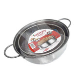 Inoxriv S.p.A. 63910005 padella Wok/padella per cottura al salto Rotondo