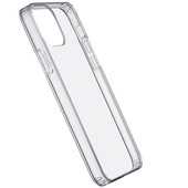 Cellularline Clear Strong - iPhone 12/12 Pro Custodia rigida con bordi in gomma