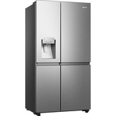 Hisense RS818N4TIE frigorifero side-by-side Libera installazione 632 L E Acciaio inox