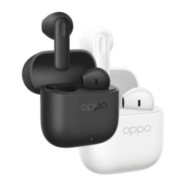 OPPO Enco Buds3 Auricolari True Wireless, 42h di Autonomia, Driver Dinamico da 12.4mm, BT 5.4, Controlli Touch, Cancellazione rumore passiva, Android e iOS, IP55, [Versione Italiana], Bianco