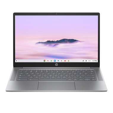 HP Chromebook 14a-nf0006nl Intel® N N100 35,6 cm (14") HD 8 GB LPDDR5-SDRAM 128 GB UFS Wi-Fi 6E (802.11ax) ChromeOS Argento