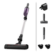 Rowenta RH1129 2-in-1 stick vacuum Batteria Secco Senza sacchetto 0,4 L 100 W Viola, Alluminio