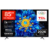 TCL P8L TV 85P8L – QD-Mini LED 85", 4K HDR, Google TV, 144Hz VRR, Audio Onkyo 2.1