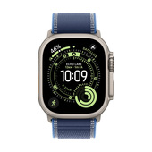Apple Trail Loop blu/blu acceso (49 mm) - M/L - Titanio nero