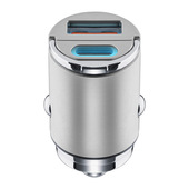 Cellularline Mini Caricabatterie Auto 30W Dual