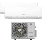 Electroline Dualsplit 9000+12000BTu EDHE53D2 + IUD263HKAW + IUD353HKAW condizionatore fisso