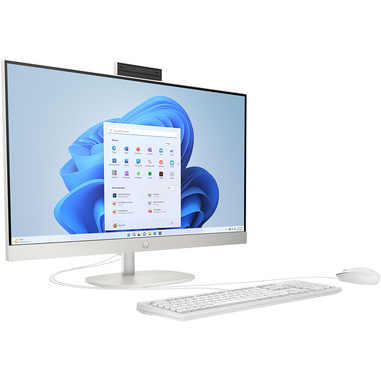 HP 27-cr0026nl Intel® Core™ i5 i5-1335U 68,6 cm (27") 1920 x 1080 Pixel PC All-in-one 16 GB DDR4-SDRAM 512 GB SSD Windows 11 Home Wi-Fi 6 (802.11ax) Bianco