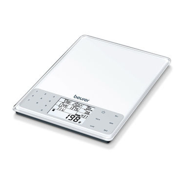 Beurer DS 61 Bilancia Cucina Dieta elettrica white vetro