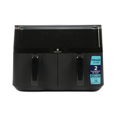 Electroline ELNEXTDBAF662 friggitrice Doppia 9 L Indipendente 3100 W Friggitrice ad aria calda Nero