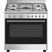 Smeg Concert CX90GM cucina Elettrico Gas Acciaio inox
