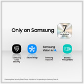 Samsung Neo QLED AI TV 75" QE75QN900FTXZT 8K Mini LED, Processore NQ8 AI Gen2, 8K AI Upscaling, Glare Free, Neo Quantum HDR 8K Pro, Dolby Atmos & OTS+, Metal Frame Design, Vision AI Smart TV, 2025