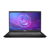 MSI Modern 15 H AI C2HMG-276IT Intel Core Ultra 9 285H Computer portatile 39,6 cm (15.6") Full HD 32 GB DDR5-SDRAM 1 TB SSD Wi-Fi 6E (802.11ax) Windows 11 Home Nero