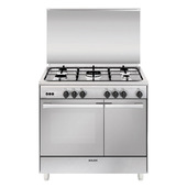 Glem Gas UR965VI cucina Elettrico/Gas Acciaio inox