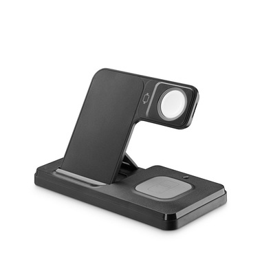 Tech Pop Triple Station 3 in 1 Base di ricarica wireless 3in1 da 15W