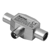 Hama Distributore antenna 1 M/2 F, corpo in metallo