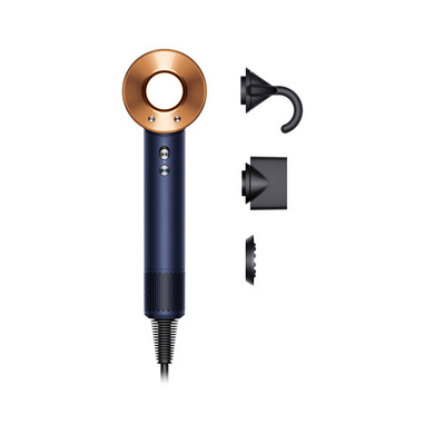 Dyson Supersonic asciuga capelli 1600 W Blu, Rame