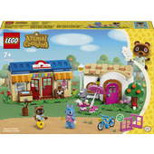 LEGO Animal Crossing 77050 Bottega di Nook e casa di Grinfia, Giochi Creativi per Bambini 7+ con Negozio e Casa Giocattolo