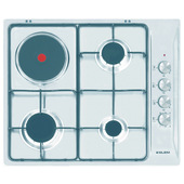 Glem Gas GTL647IX piano cottura Acciaio inossidabile Da incasso 60 cm Combi 4 Fornello(i)