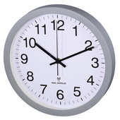 Hama PG-300 orologio da parete radiocontrollato, 30cm, movimento silenzioso, grigio