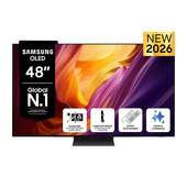 Samsung OLED AI TV 48" QE48S95HAEXZT 4K, Processore NQ4 AI Gen3, 4K AI Upscaling Pro, Glare Free, OLED HDR Pro, Motion Xcelerator 165Hz, Dolby Atmos & OTS, Laser Slim Design, Vision AI Smart TV, 2026
