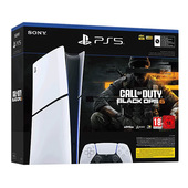 Sony PlayStation 5 Slim Digital Edition - Call of Duty: Black Ops 6 Bundle 1,02 TB Wi-Fi Nero, Bianco