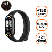 Xiaomi Smart Band 10 Black AMOLED Braccialetto per rilevamento di attività 4,37 cm (1.72") Nero