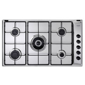 De’Longhi YAL 59 DD piano cottura Acciaio inossidabile Da incasso 86 cm Gas 5 Fornello(i)