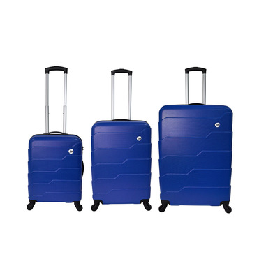 Joia Home TRIOA6923BLU bagaglio Trolley Guscio rigido Blu Acrilonitrile butadiene stirene (ABS)