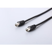 Electroline AN-1CK cavo coassiale 2 m Tipo F Nero