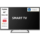 IOPLEE IOP40M10VDA SMART TV 40" FULL HD, Sistema operativo VIDAA, Triplo tuner DVBT2/C/S2, Certificato TivuSAT, Piedistallo centrale, Dolby Audio, Parental Control