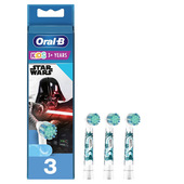Oral-B Testina Di Ricambio per Spazzolino Kids Star Wars. Confezione Da 3