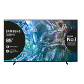 Samsung Q60D TV QLED 4K 85” QE85Q60DAUXZT Smart TV Wi-Fi Titan Gray 2024, Quantum Processor Lite 4K, 4K Upscaling, AirSlim Design, OTS Lite