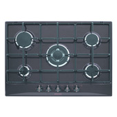 Glem Gas GT755AN piano cottura Antracite Da incasso 5 Fornello(i)