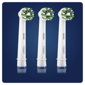 Oral-B CrossAction Testine Di Ricambio Con Tecnologia CleanMaximiser, Confezione Da 3 Pezzi