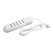 bticino Slim prolunghe e multiple 1,5 m 4 presa(e) AC Interno Bianco
