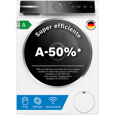 Bosch Serie 8 WGB24402IT lavatrice Caricamento frontale 9 kg 1400 Giri/min Bianco