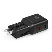 Celly MULTIPLUGSL65W Caricabatterie per dispositivi mobili Cuffie, Smartphone, Tablet Nero AC Ricarica rapida Interno