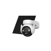 Imou AOV 4G 5MP - Telecamera da esterno 4G e Wifi Motorizzata con pannello solare. Tecnologia AOV per registrazione 24/7 . Incluse Sim teleDati 4G ed SD da 32Gb
