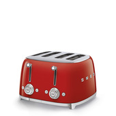 Smeg Tostapane 50's Style – Rosso LUCIDO 4x4 – TSF03RDEU