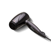GA.MA Phon da viaggio Eolic Mini: Phon da viaggio, leggero e silenzioso, 1600 W, Motore DC Ultraleggero, componenti interni in tormalina, 4 combinazioni di velocità e temperatura, solo 238 grammi, inclusa 1 bocchetta