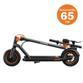 NAVEE N65 monopattino elettrico, Autonomia 65KM Motore 500W Gomma larga 10" e Frecce Direzionali