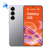 Samsung Galaxy S25 Smartphone AI, Display 6.2'' FHD+ Dynamic AMOLED 2X, Fotocamera 50MP, RAM 12GB, 256GB, 4.000 mAh, Silver shadow
