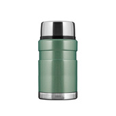H&H Lifestyle 7867207 recipiente per cibo Rotondo Flask 0,7 L Verde, Acciaio inossidabile 1 pz